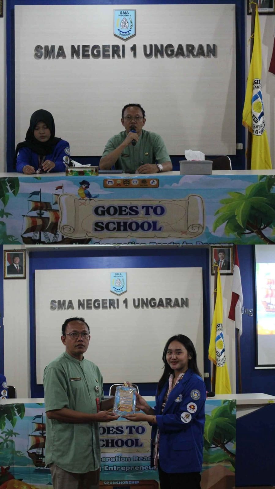 10. Sambutan Kepala Sekolah dan Penyerahan Plakat